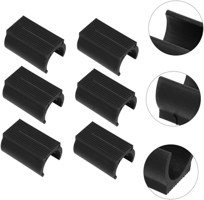 Veemoon 25 Pack 4X2 2CM Slip Mats Bar Stool Leg Floor Protectors Furniture Pads - Image 5